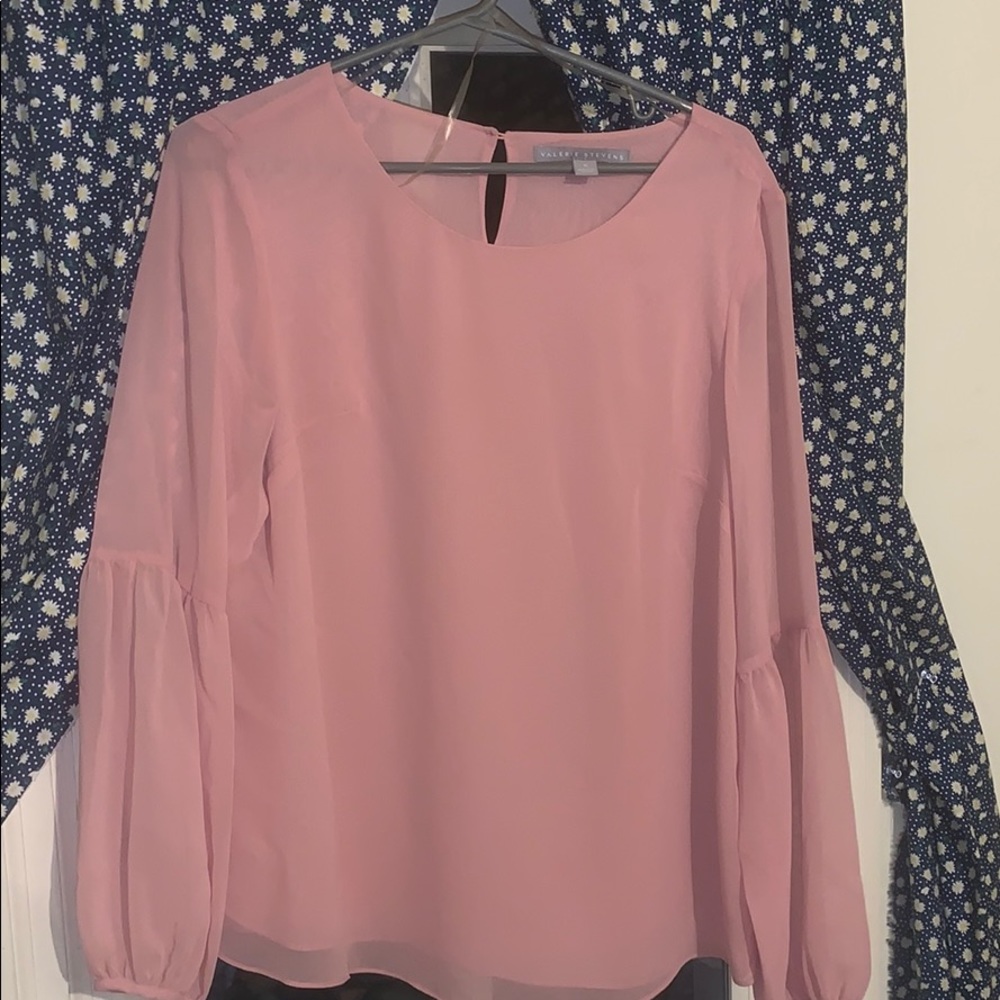 Valerie Stevens pink dress shirt